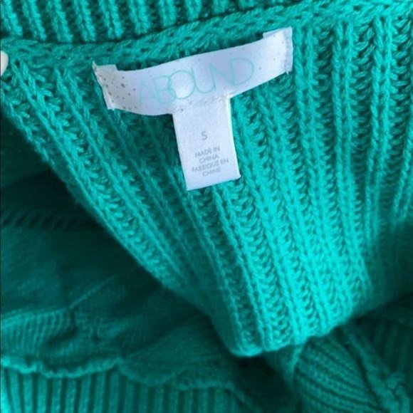 ABOUND Cable Knit V-Neck Sweater NWT - Picture 8 of 11